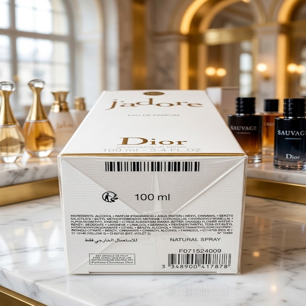 Title  Dior J’adore Eau de Parfum for Women 3.4 oz / 100 ml Full Size Sealed in Box