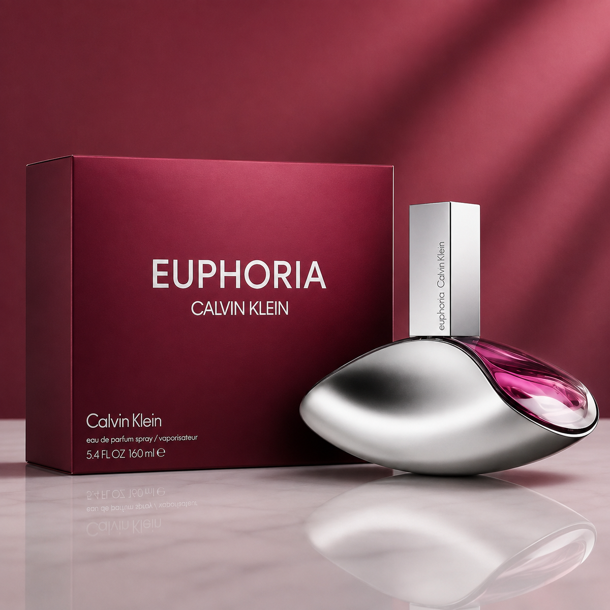 Calvin Klein Euphoria Eau de Parfum Spray for Women, 5.4 oz / 160 ml, New